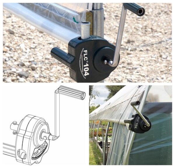 hand crank for greenhouse